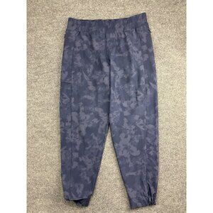 Columbia Pleasant Creek Jogger Pants Womens L Blue Omni-Shield Hiking Elastic